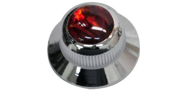 QPARTS ( キューパーツ )  / Red Abalone on UFO Knob Chrome
