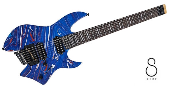 Sire ( サイアー )  / Larry Carlton X6  Headless 7 Blue Swirl