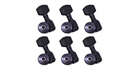 SPERZEL / Trim-Lok R6-in-line Locking Guitar Tuners Black