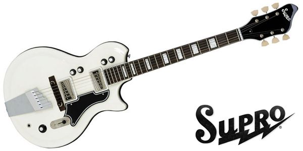 Supro Clemont スプロ　ビザール　335タイプ　美品 Supro Guitar 」！ スプロからビザール感漂うギターが多数登場