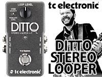 高品位ステレオ・ルーパー「Ditto Stereo Looper」