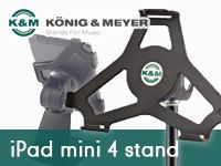 K&Mの新製品iPad mini4用スタンド入荷！