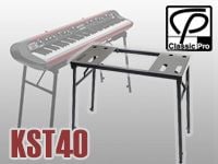 お得なテーブル型キーボードスタンド「KST40」好評発売中！