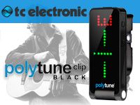 TC ELECTRONICクリップチューナー「PolyTune Clip」に新色ブラック登場！