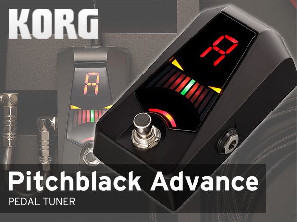 KORGの最新チューナー「Pitchblack Advance PB-AD」入荷！