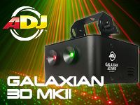 AMERICAN DJのマルチカラーレーザー「GALAXIAN3D MKII」が入荷