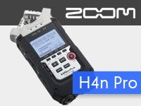 ZOOMハンディレコーダーの新製品「H4n Pro」本日入荷！