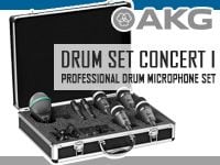 AKGマイクセットの新製品「DRUM SET CONCERT Ⅰ」新発売！