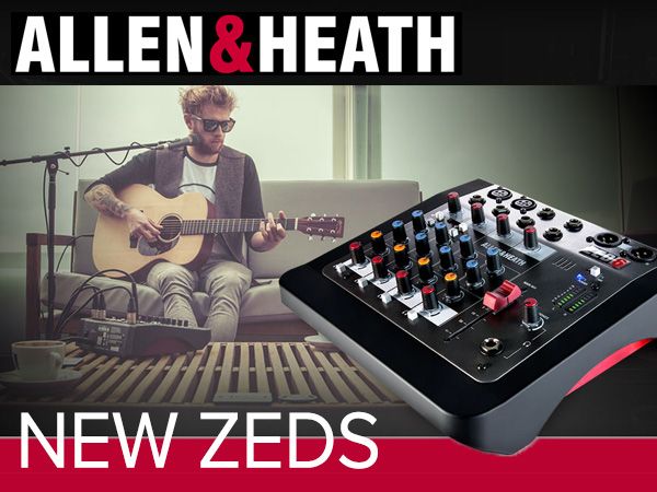 ALLEN&HEATH コンパクトミキサーの新製品入荷！