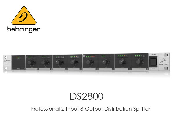 8chスプリッター BEHRINGER DS2800 取扱開始！