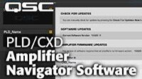PLD/CXD Amplifier Navigator Software