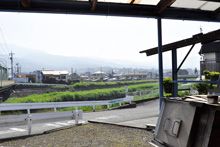 工房裏から見える風景