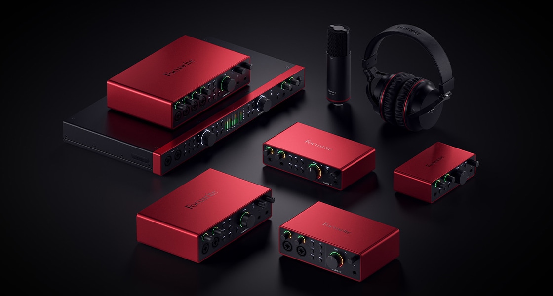 Focusriteオーディオインターフェイス特集