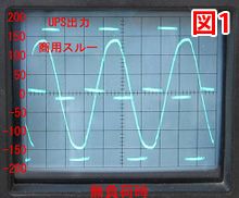 UPS�o�͓d���g�`