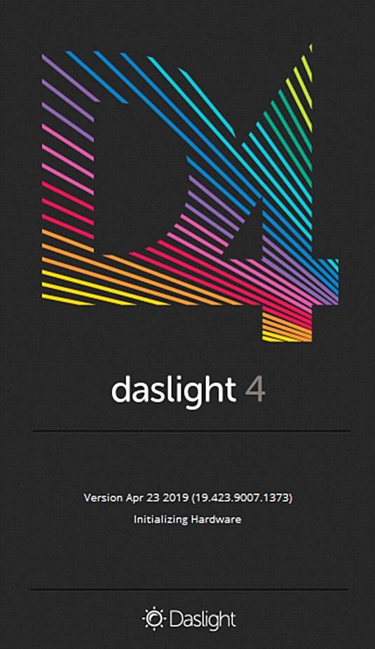 daslight 4設定画面