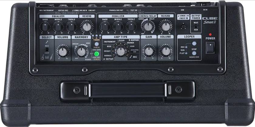 ACアダプターは欠品です路上ライブ用小型軽量ステレオ・アンプ　Roland Cube Street