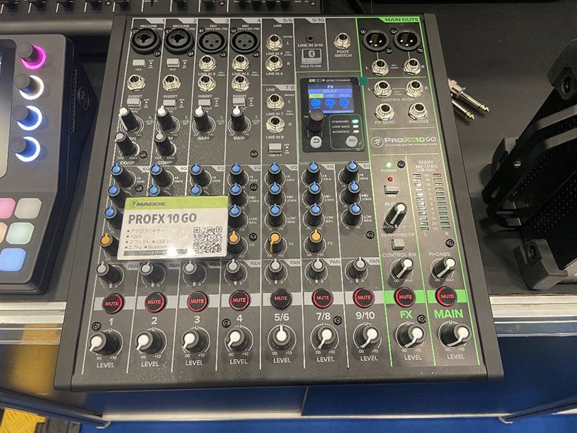 MACKIE ( マッキー ) / ProFX10 GO ライブ/配信/DTM向け FX/BT搭載アナログミキサー