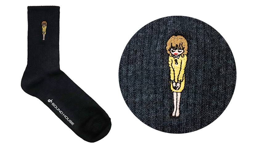 SH ( サウンドハウス ) / サウンドハウスお姉さん靴下　ハーフ丈　チャコール