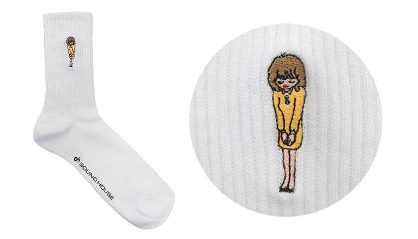 SH ( サウンドハウス ) / サウンドハウスお姉さん靴下　ハーフ丈　白