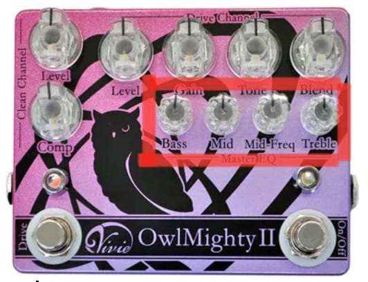 vivie OwlMightyII ベース用プリアンプ