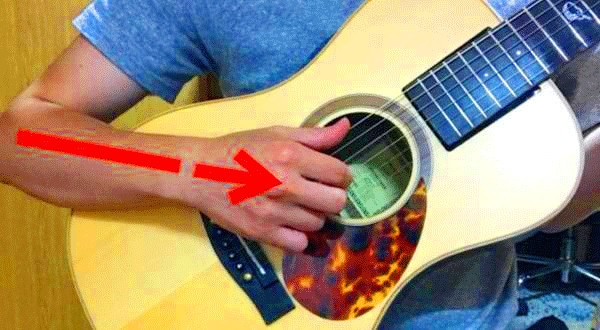 Actually wrong -- Is your wrist angled to pick parallel to the strings - [Things guitarists should know about their body]