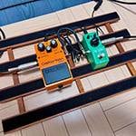Made My Own Effect Pedal Board for 1500 Yen