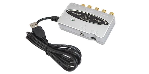 フォノアンプ搭載オーディオインターフェイス