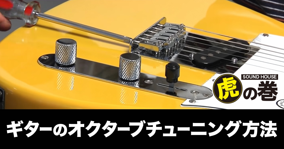 ギターのオクターブチューニング サウンドハウス