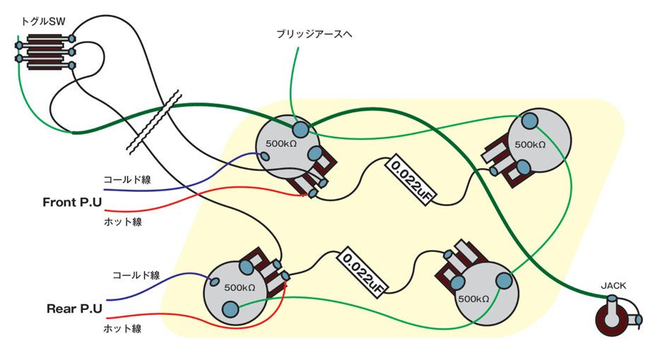 レスポール配線図