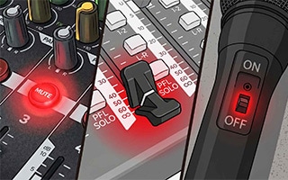 音が出ないときのチェック項目
