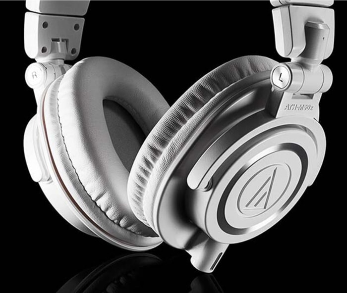 audio technica（オーディオテクニカ）/ ATH-M50x ホワイト 密閉型 ...