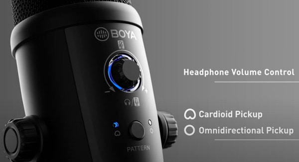 BOYA/BY-PM500 デスクトップスタンド型USBマイク 送料無料