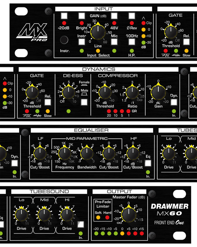 DRAWMER ( ドローマー ) MXPRO60 チャンネルストリップ 送料無料