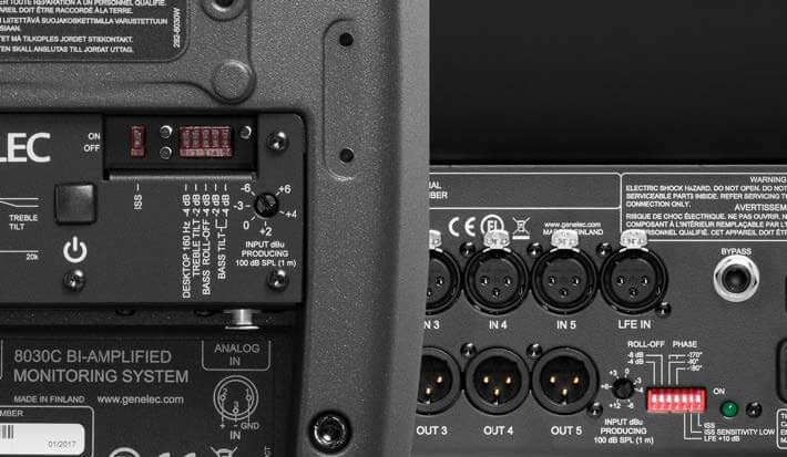 2.1ch で実現するクリアなサウンドによるモニタリング