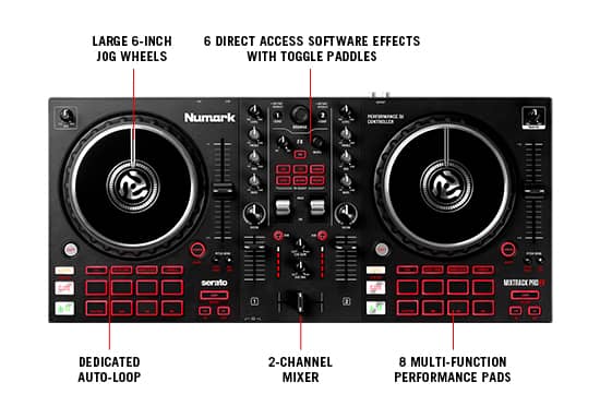 NUMARK ( ヌマーク ) MIXTRACK PRO FX 2デッキ対応PCDJ