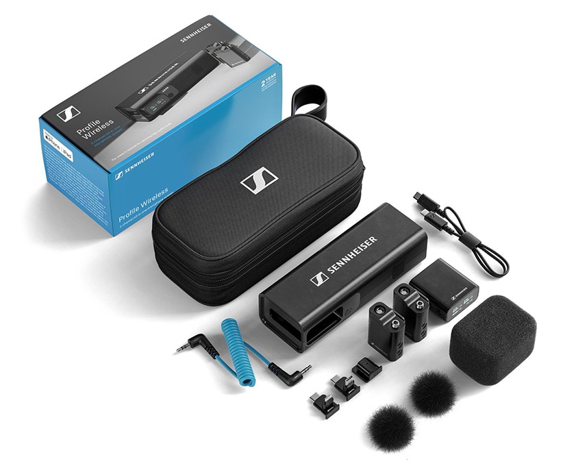 ゼンハイザー、PROFILE WIRELESS 2-CHANNEL SET、インタビュー用 ゼンハイザー、PROFILE WIRELESS 2-CHANNEL SET、インタビュー用