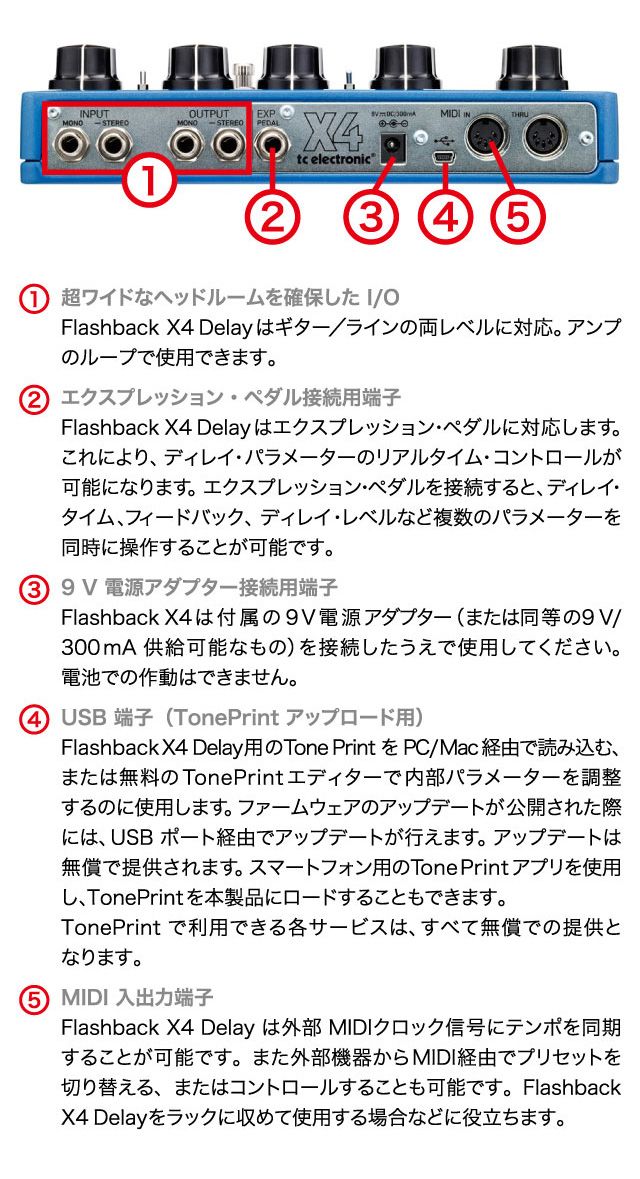 TC ELECTRONIC/Flashback X4 Delay/ディレイ＆ルーパー 送料無料