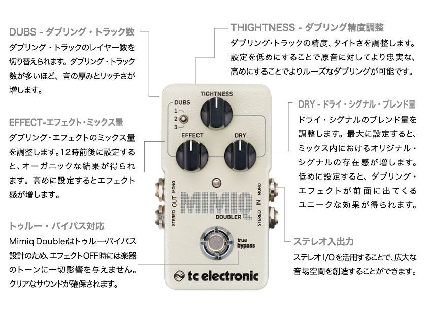 TC ELECTRONIC Mimiq Doubler 図解1