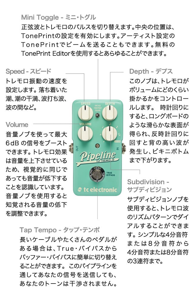 tc electronic Pipeline Tap Tremolo