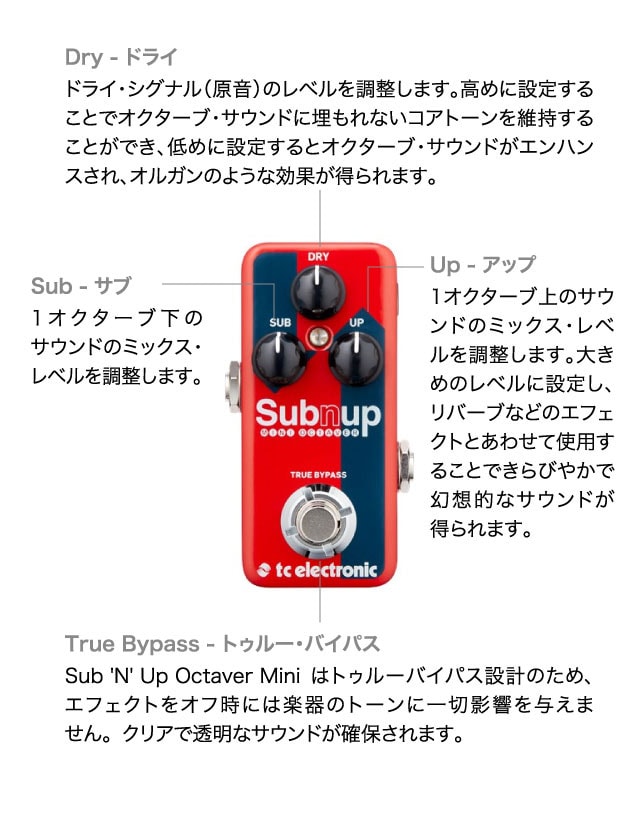 SUB ‘N’ UP OCTAVER 美品！未使用！