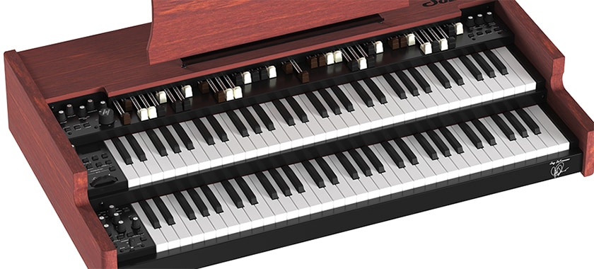 VISCOUNT Legend Soul 61鍵盤 2段式オルガン バーガンディ 送料無料