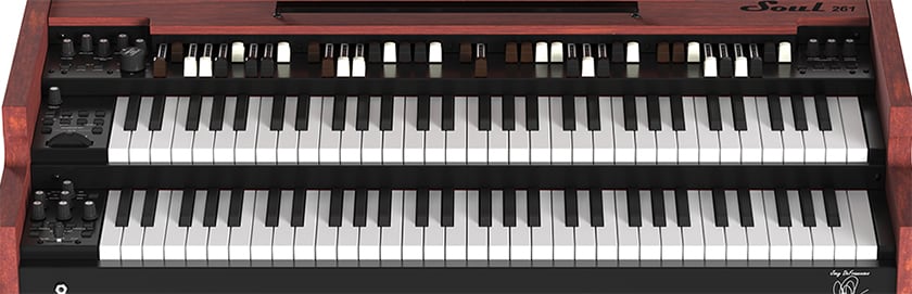 VISCOUNT Legend Soul 61鍵盤 2段式オルガン バーガンディ 送料無料