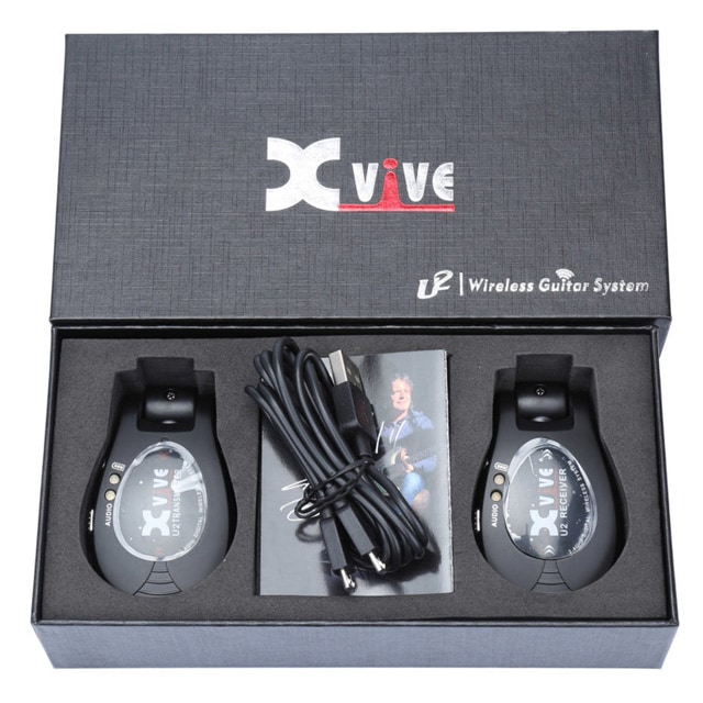 Xvive ( エックスバイブ ) XV-U2/BK ギターワイヤレスシステム 送料