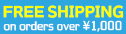 Free Shipping over ¥1,000