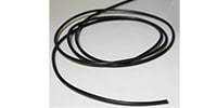  Solderless Cable Black 1m (1/4&quot; and DC 兼用)