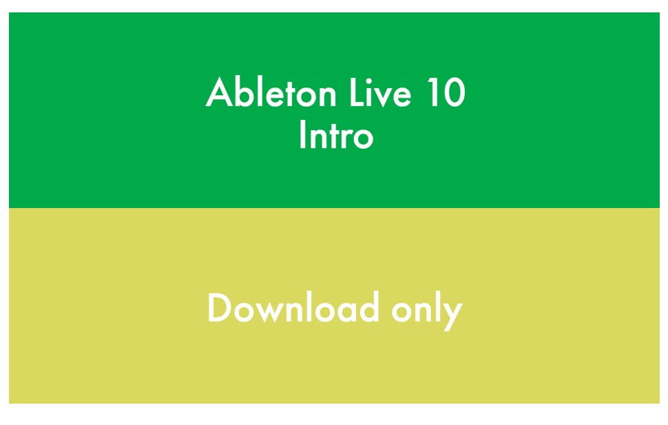 ABLETON/Live 10 Intro