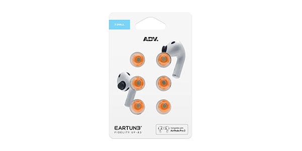 ADV. (ADVANCED) ( エーディーブイ )  / Eartune Fidelity UF-A3 XS Orange