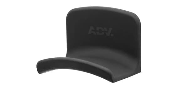 ADV. (ADVANCED) / Ducktail Hanger ADVSUS4-BLK Wall Headphone Hanger