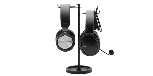 ADV. (ADVANCED) / Dual Stand デュアル・ヘッドホンハンガースタンド ADVSUS3-BLK画像2
