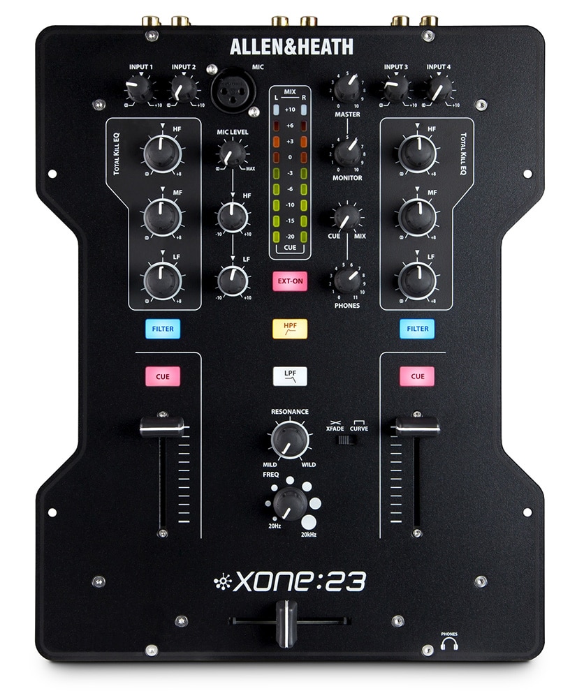 ALLEN&HEATH/XONE:23 高音質2chアナログDJミキサー